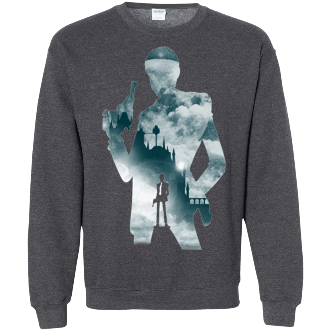 Sweatshirts Dark Heather / Small The Thief and the Castle Crewneck Sweatshirt