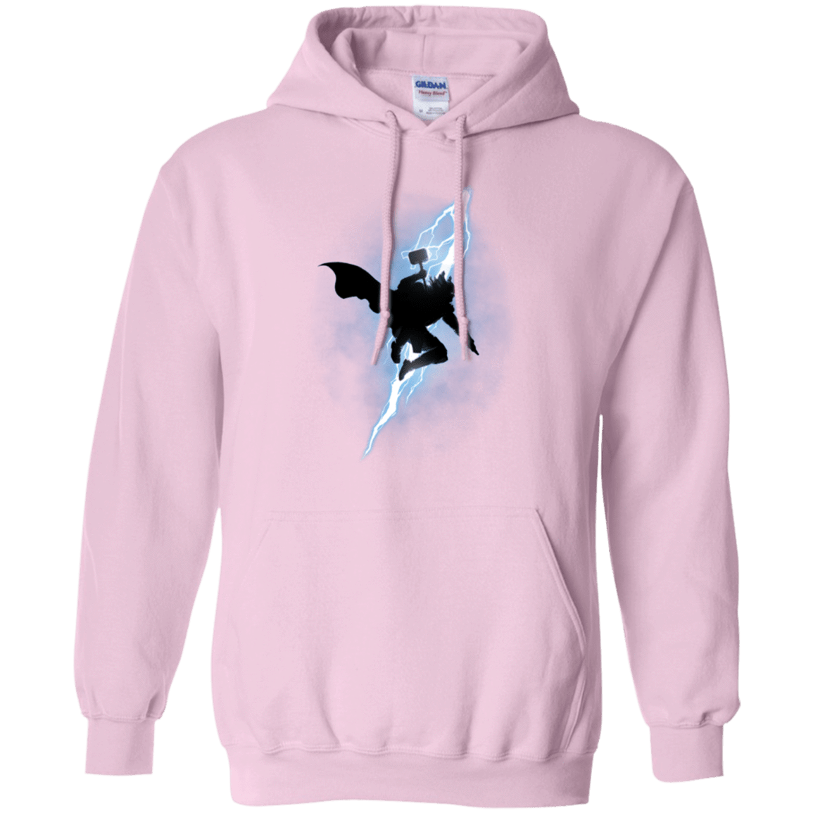 Sweatshirts Light Pink / Small The Thunder God Returns Pullover Hoodie