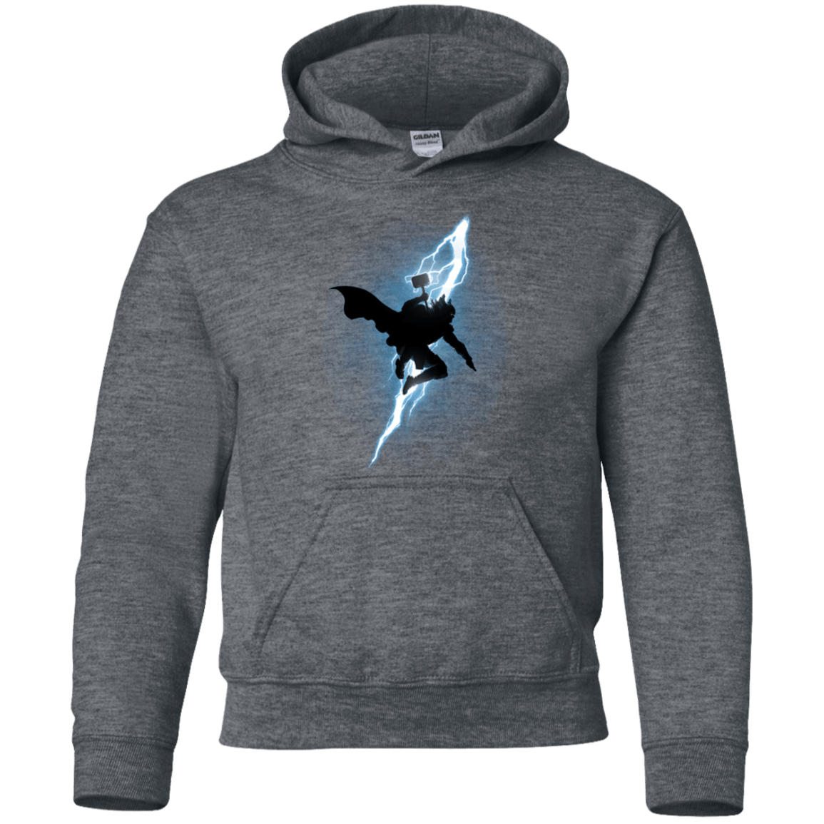 Sweatshirts Dark Heather / YS The Thunder God Returns Youth Hoodie