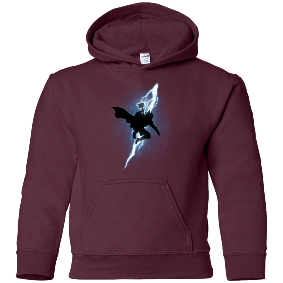 Sweatshirts Maroon / YS The Thunder God Returns Youth Hoodie