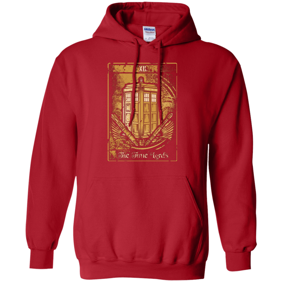 Sweatshirts Red / Small THE TIME LORDS Pullover Hoodie