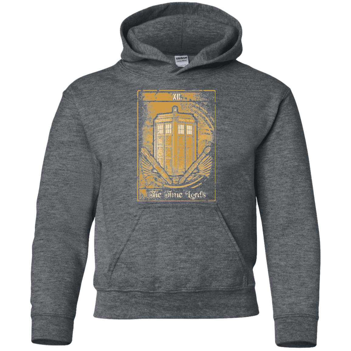 Sweatshirts Dark Heather / YS THE TIMELORDS Youth Hoodie