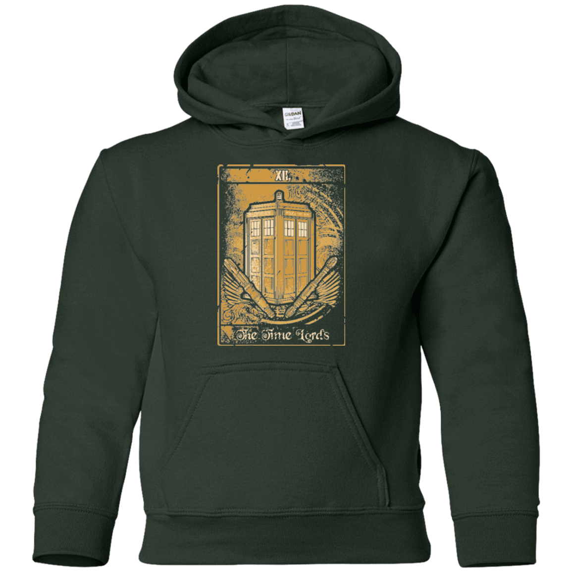 Sweatshirts Forest Green / YS THE TIMELORDS Youth Hoodie