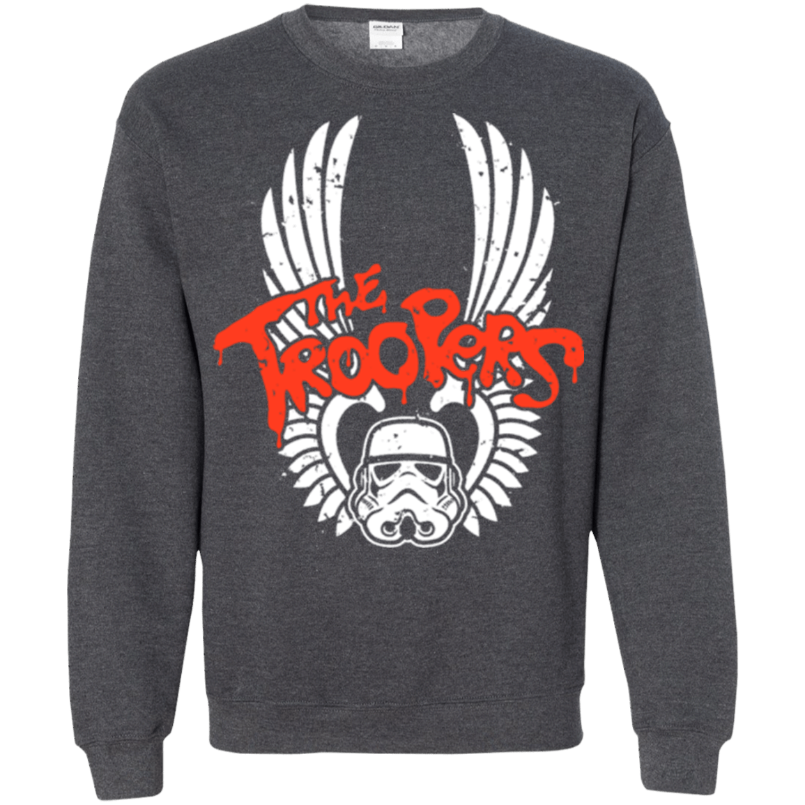 Sweatshirts Dark Heather / Small THE TROOPERS Crewneck Sweatshirt
