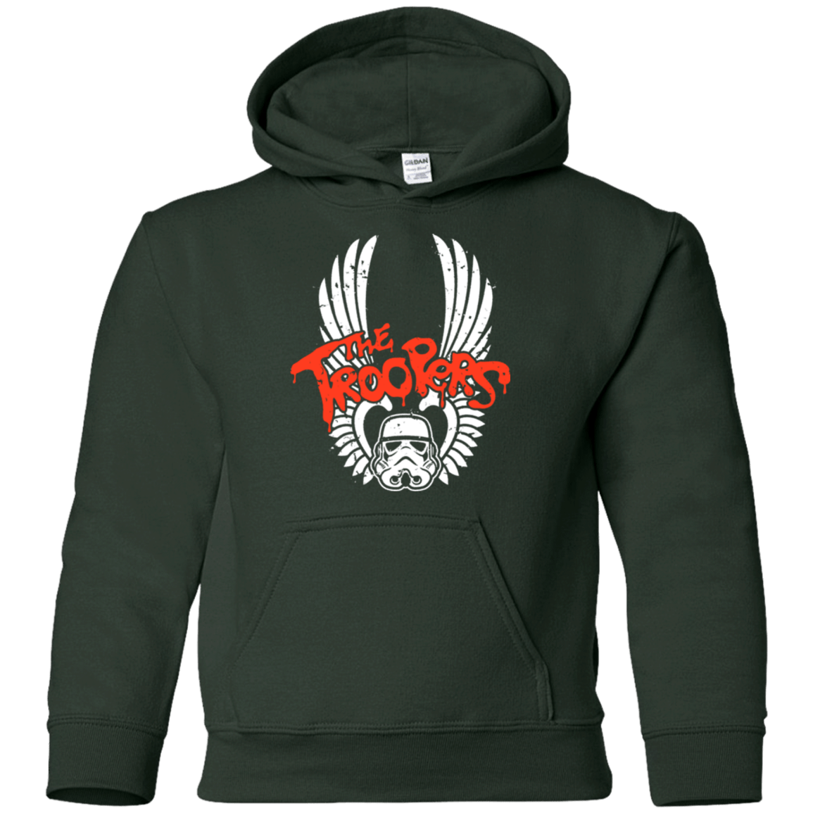 Sweatshirts Forest Green / YS THE TROOPERS Youth Hoodie