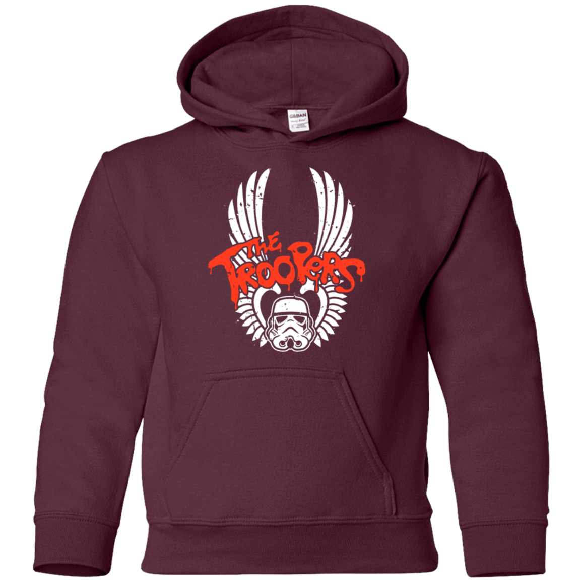 Sweatshirts Maroon / YS THE TROOPERS Youth Hoodie