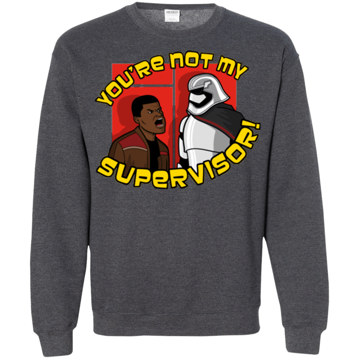 Sweatshirts Dark Heather / Small The Tunt Awakens Crewneck Sweatshirt