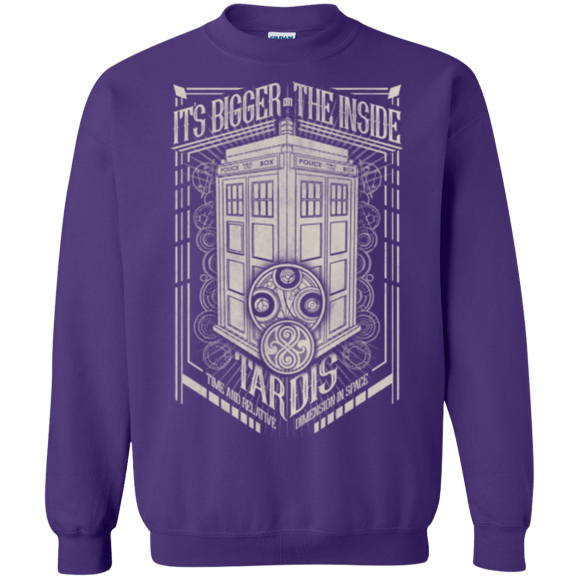 Sweatshirts Purple / Small The Vintage Series - It's Bigger on The Inside Crewneck Sweatshirt