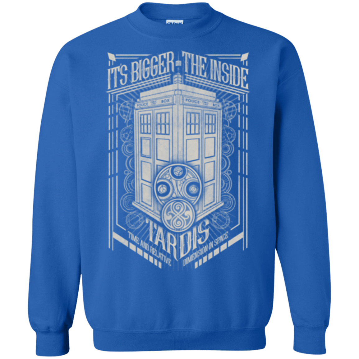 Sweatshirts Royal / Small The Vintage Series - It's Bigger on The Inside Crewneck Sweatshirt