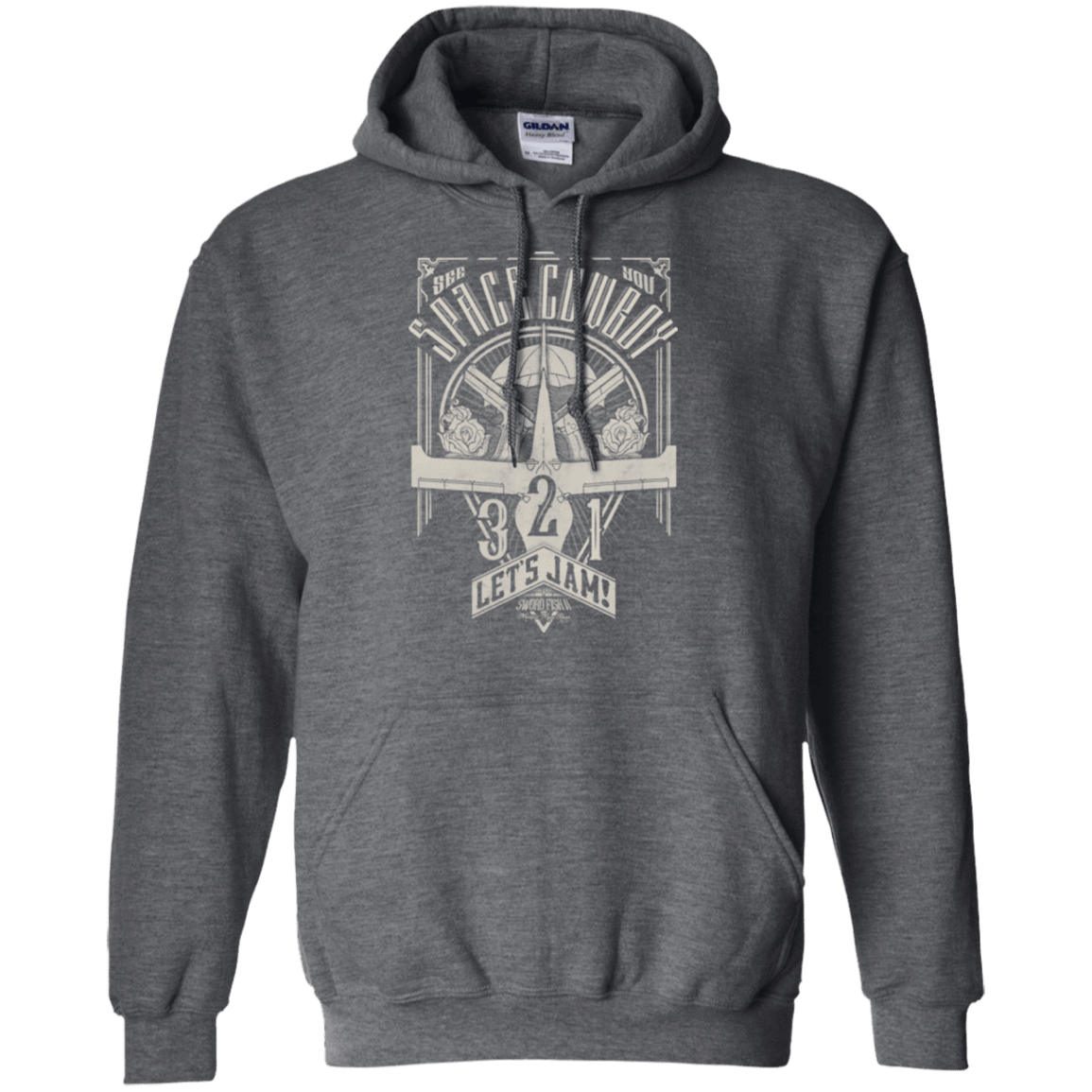 Sweatshirts Dark Heather / Small The Vintage Series - Space Cowboy Pullover Hoodie
