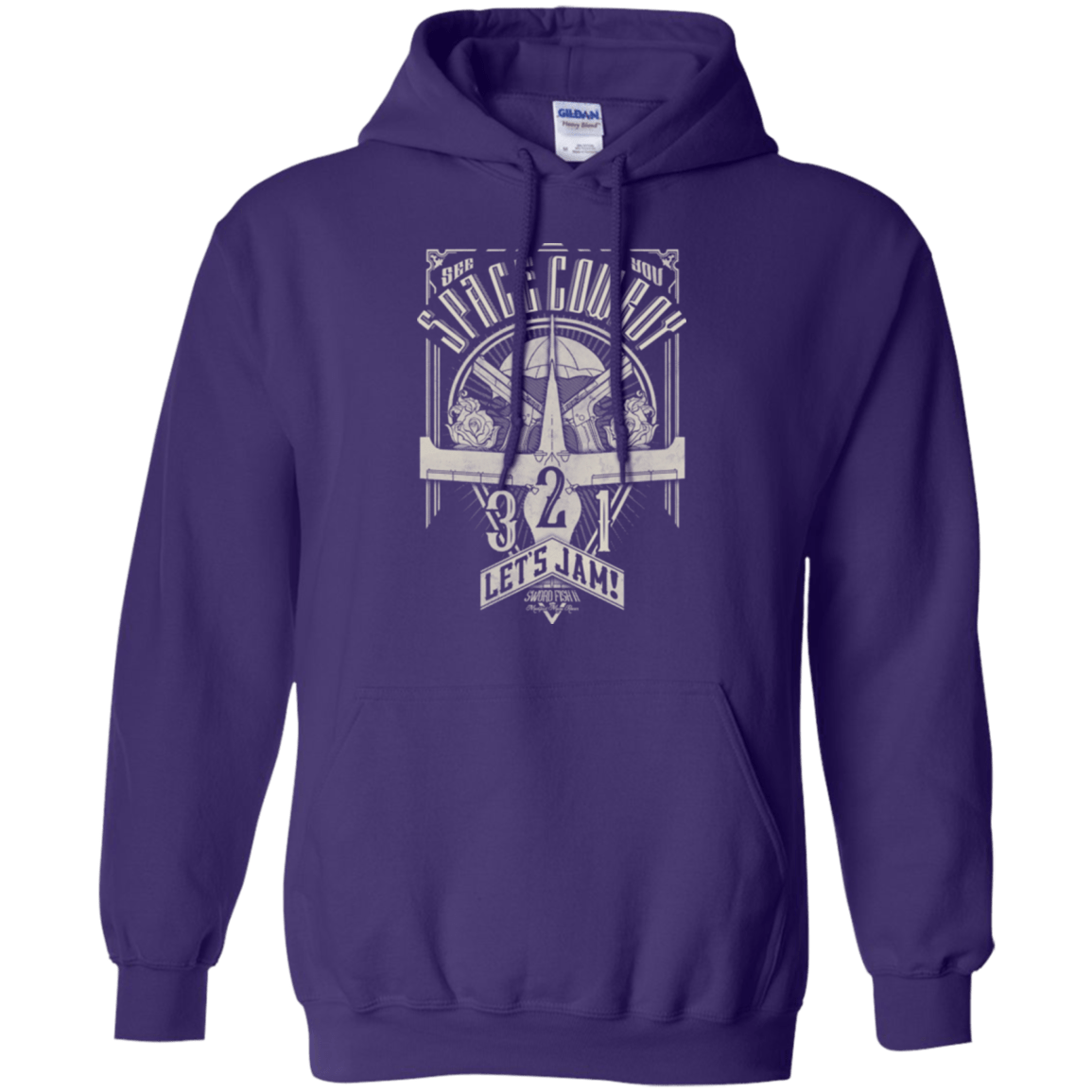 Sweatshirts Purple / Small The Vintage Series - Space Cowboy Pullover Hoodie