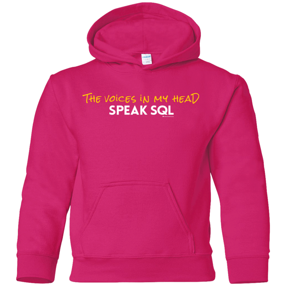 Sweatshirts Heliconia / YS The Voices In My Head Speak SQL Youth Hoodie