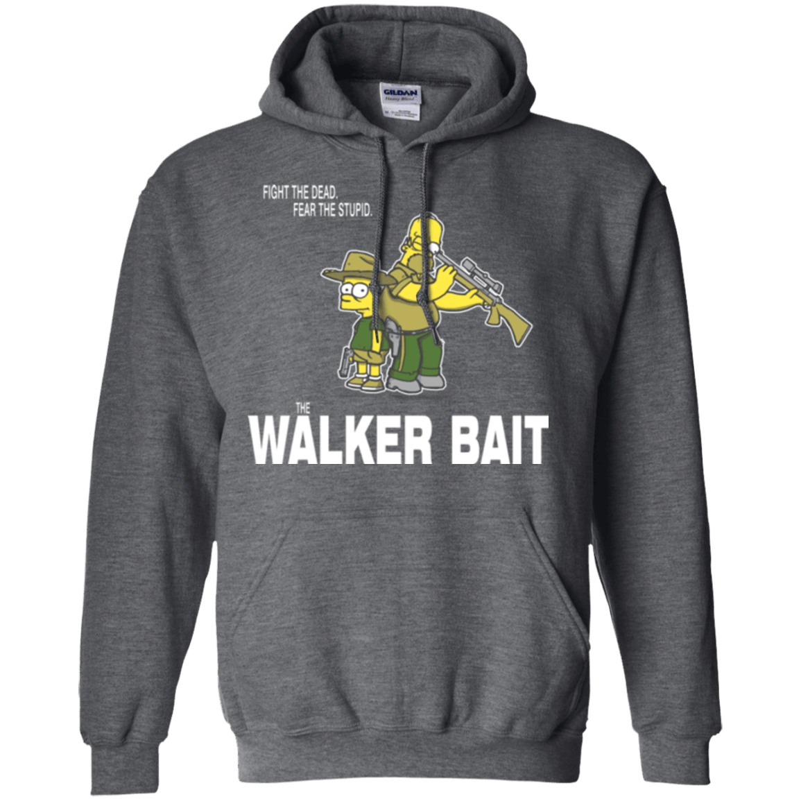 Sweatshirts Dark Heather / S The Walker Bait Pullover Hoodie