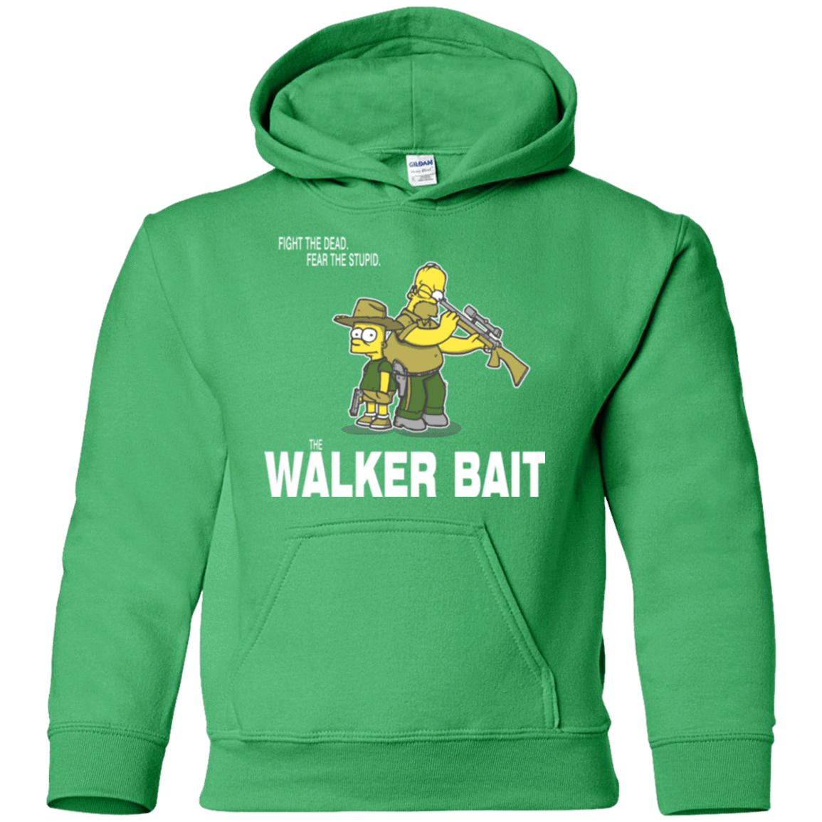 Sweatshirts Irish Green / YS The Walker Bait Youth Hoodie