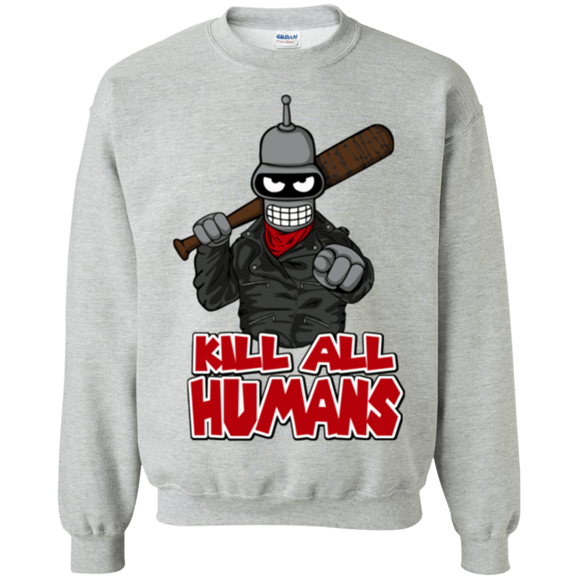 Sweatshirts Sport Grey / Small The Walking Bot Crewneck Sweatshirt