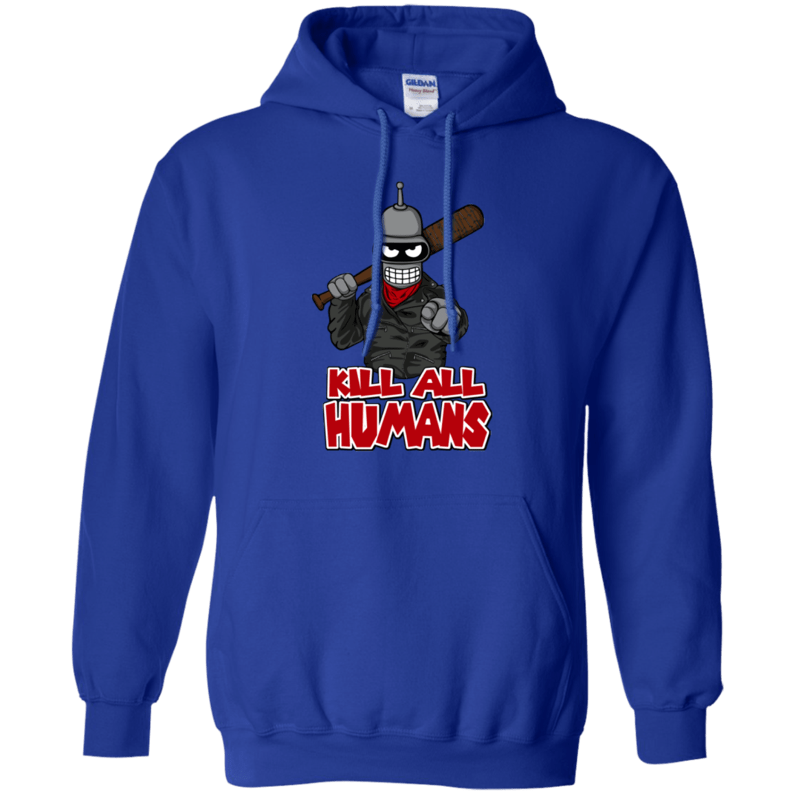 Sweatshirts Royal / Small The Walking Bot Pullover Hoodie
