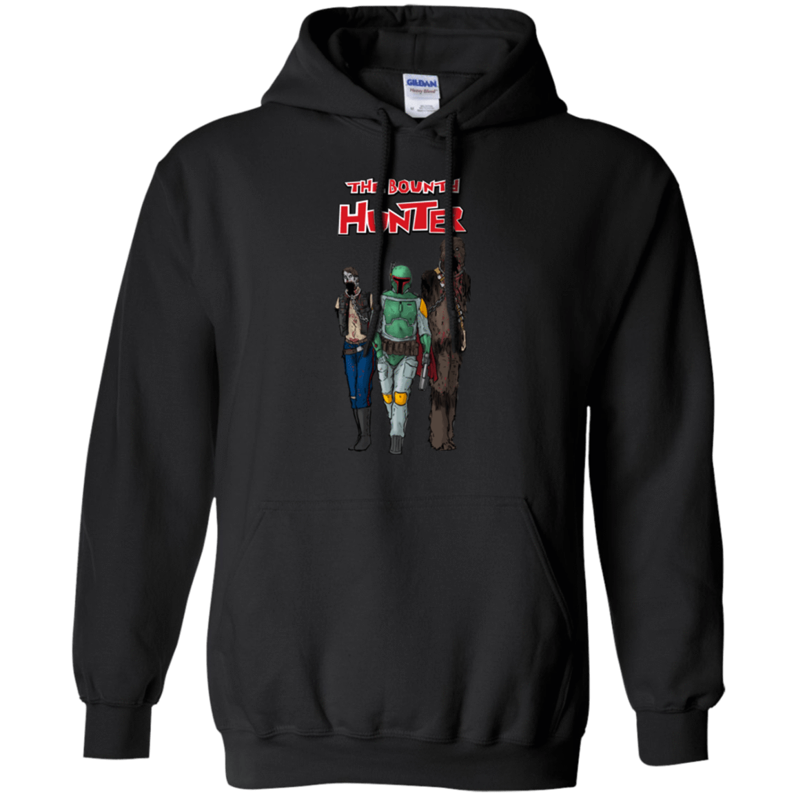Sweatshirts Black / Small The Walking Bounty Hunter Pullover Hoodie