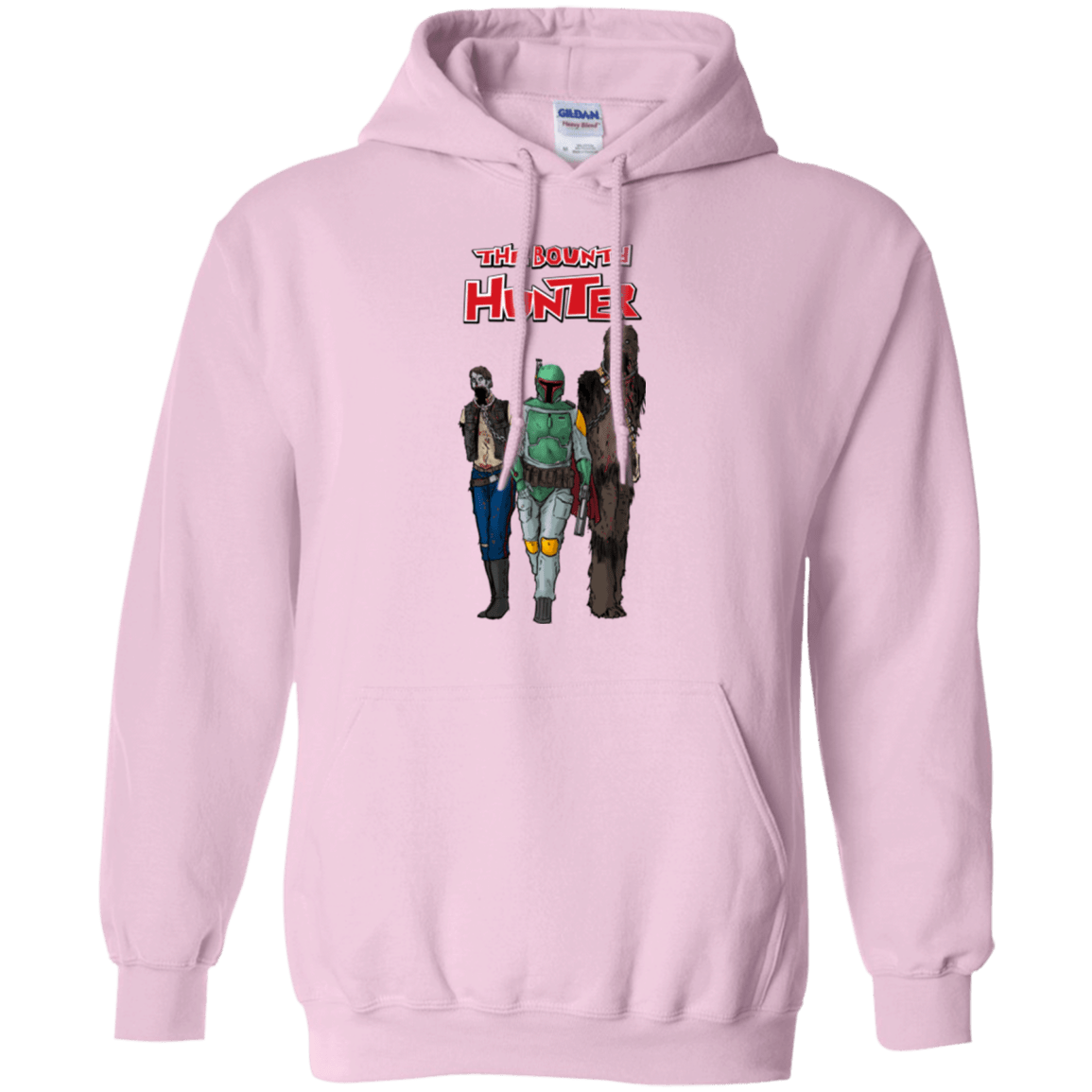 Sweatshirts Light Pink / Small The Walking Bounty Hunter Pullover Hoodie