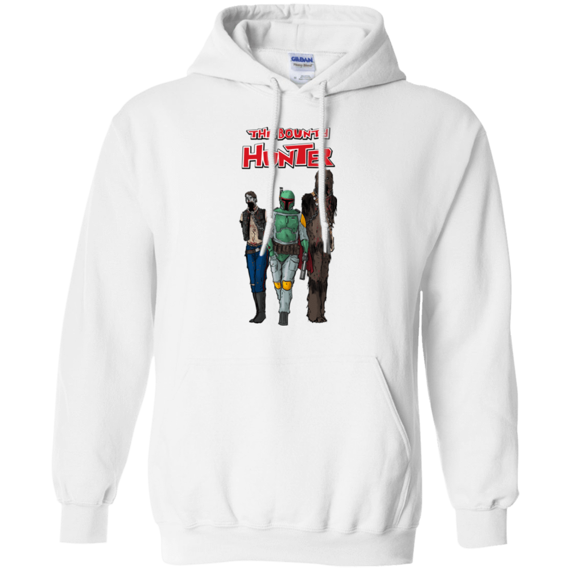 Sweatshirts White / Small The Walking Bounty Hunter Pullover Hoodie