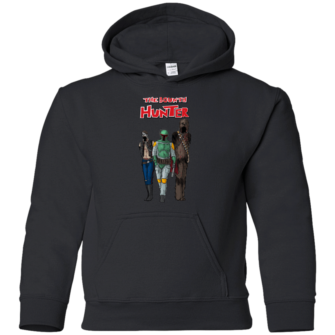 Sweatshirts Black / YS The Walking Bounty Hunter Youth Hoodie