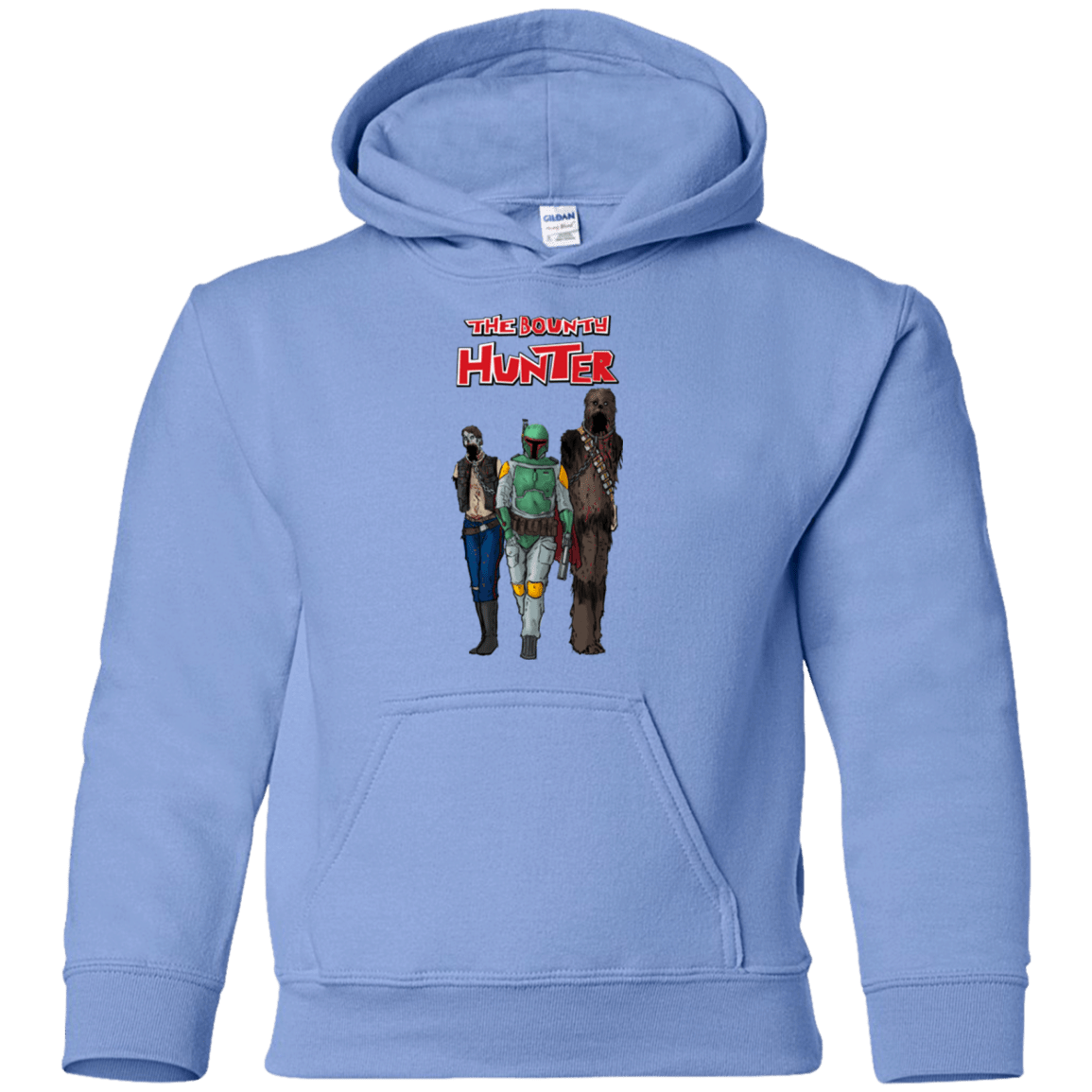 Sweatshirts Carolina Blue / YS The Walking Bounty Hunter Youth Hoodie
