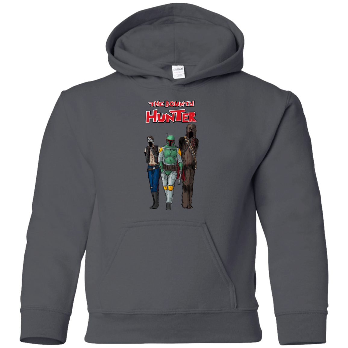 Sweatshirts Charcoal / YS The Walking Bounty Hunter Youth Hoodie