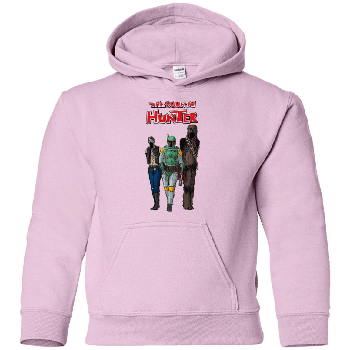 Sweatshirts Light Pink / YS The Walking Bounty Hunter Youth Hoodie