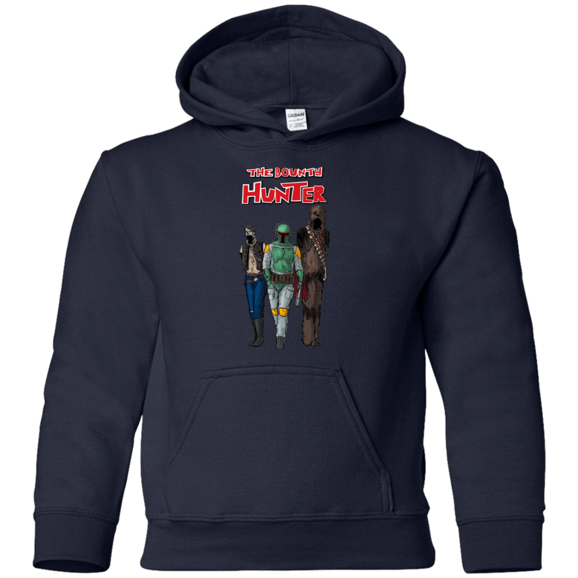 Sweatshirts Navy / YS The Walking Bounty Hunter Youth Hoodie