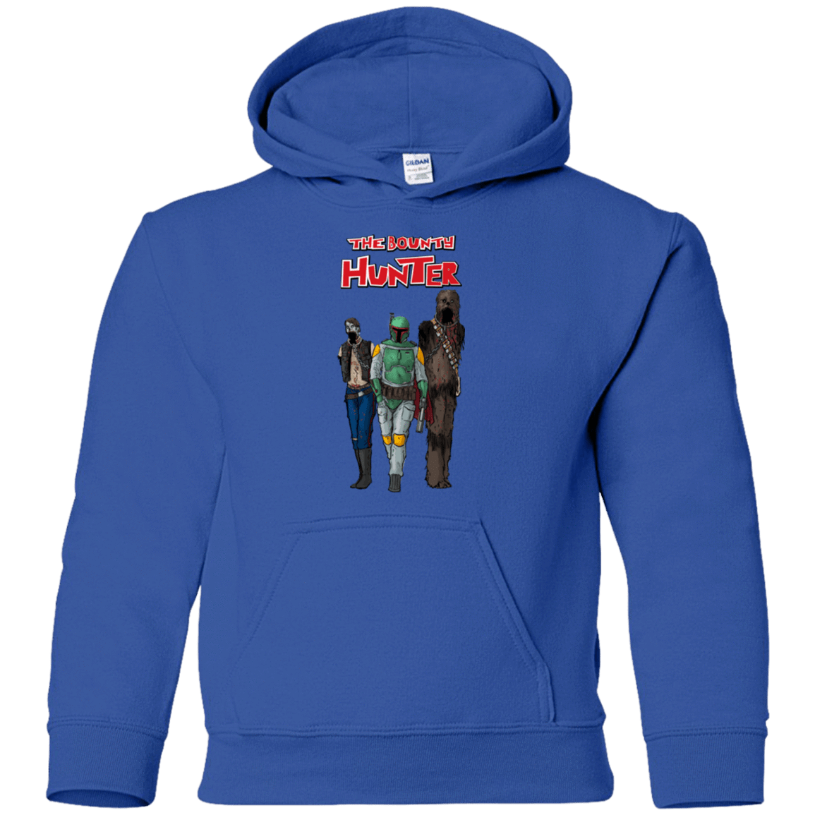 Sweatshirts Royal / YS The Walking Bounty Hunter Youth Hoodie
