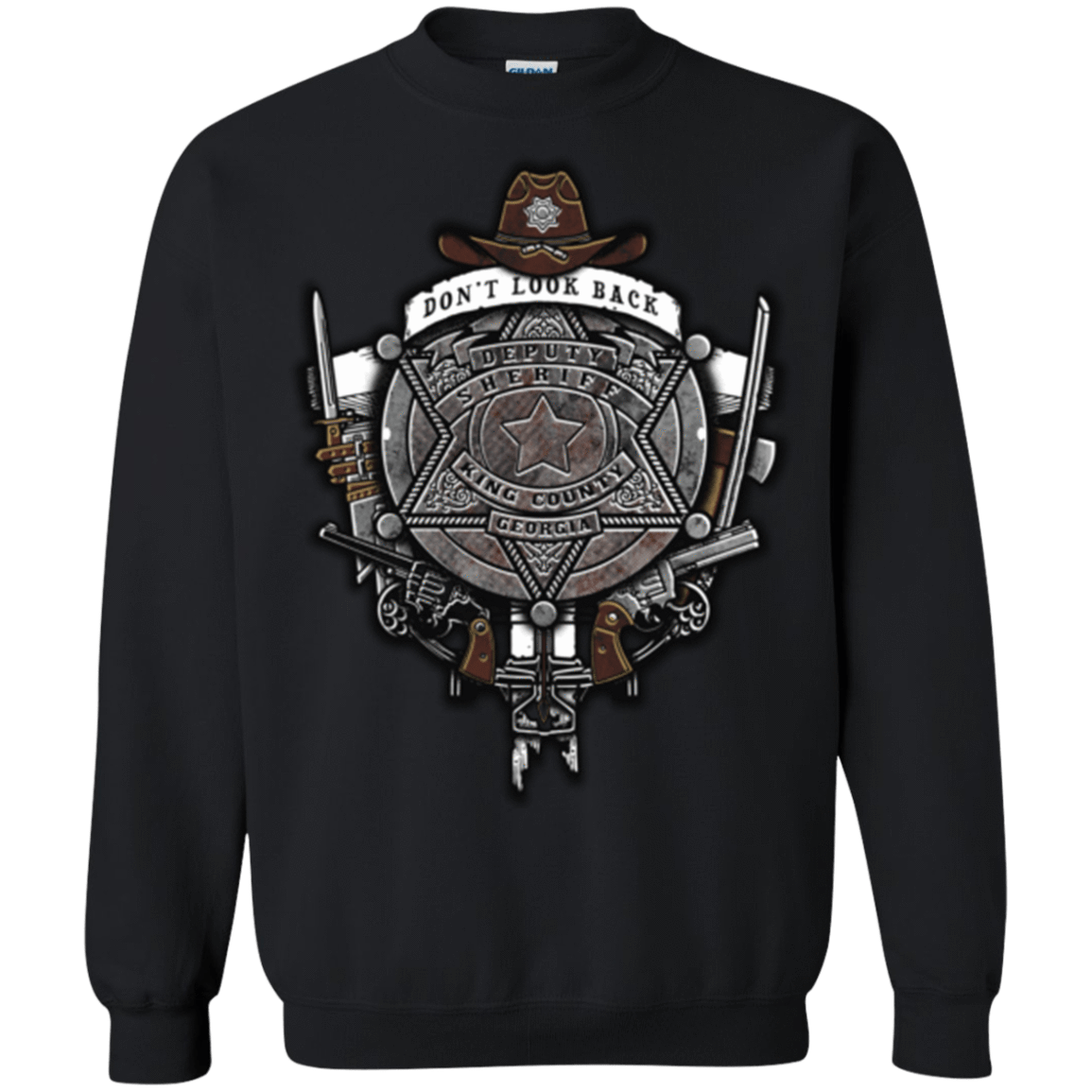 Sweatshirts Black / Small The Walking Crest Crewneck Sweatshirt