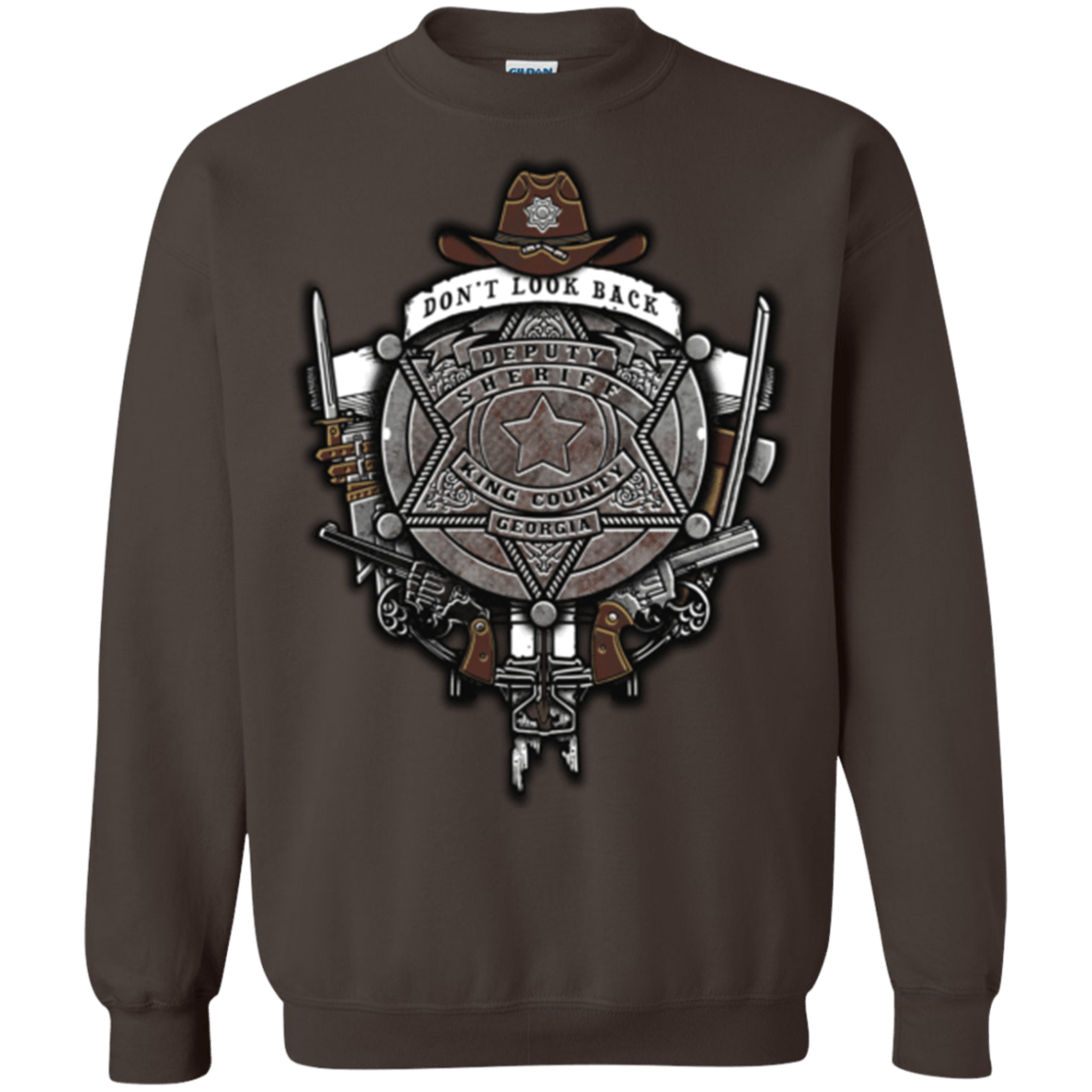 Sweatshirts Dark Chocolate / Small The Walking Crest Crewneck Sweatshirt