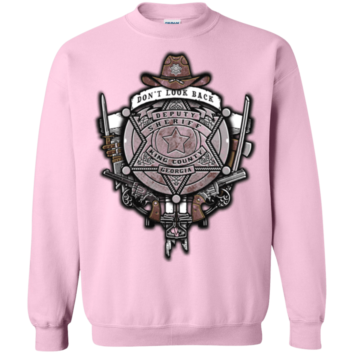 Sweatshirts Light Pink / Small The Walking Crest Crewneck Sweatshirt