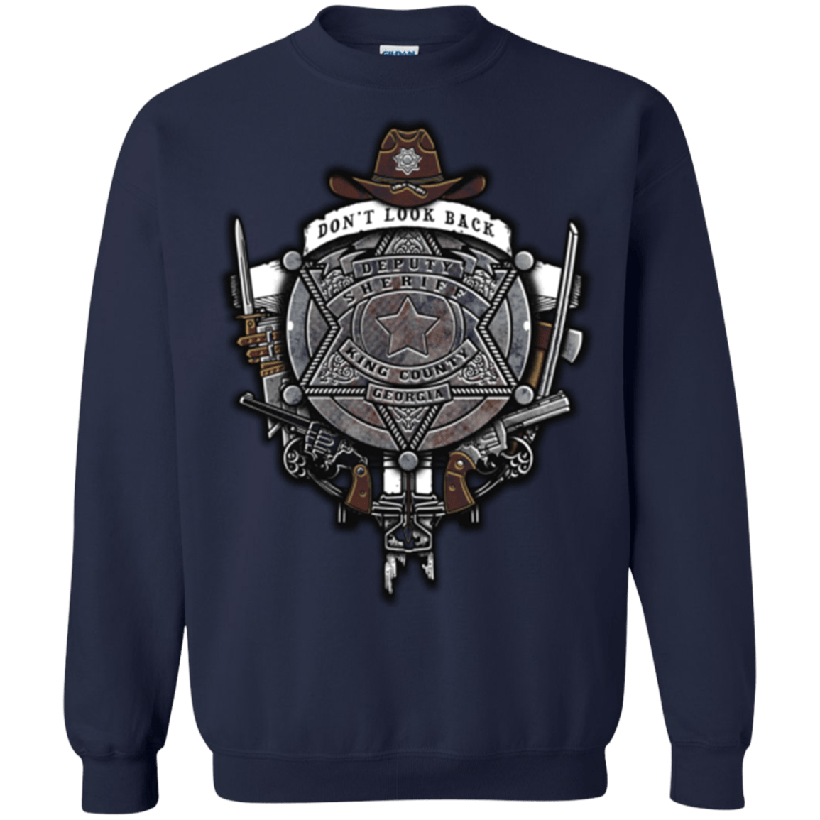 Sweatshirts Navy / Small The Walking Crest Crewneck Sweatshirt