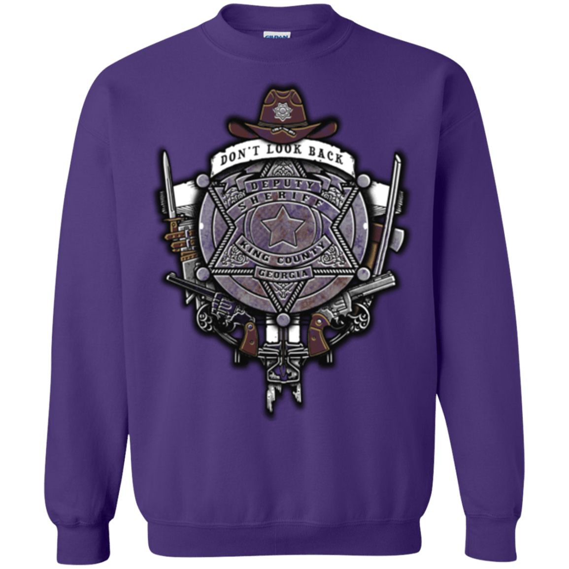 Sweatshirts Purple / Small The Walking Crest Crewneck Sweatshirt