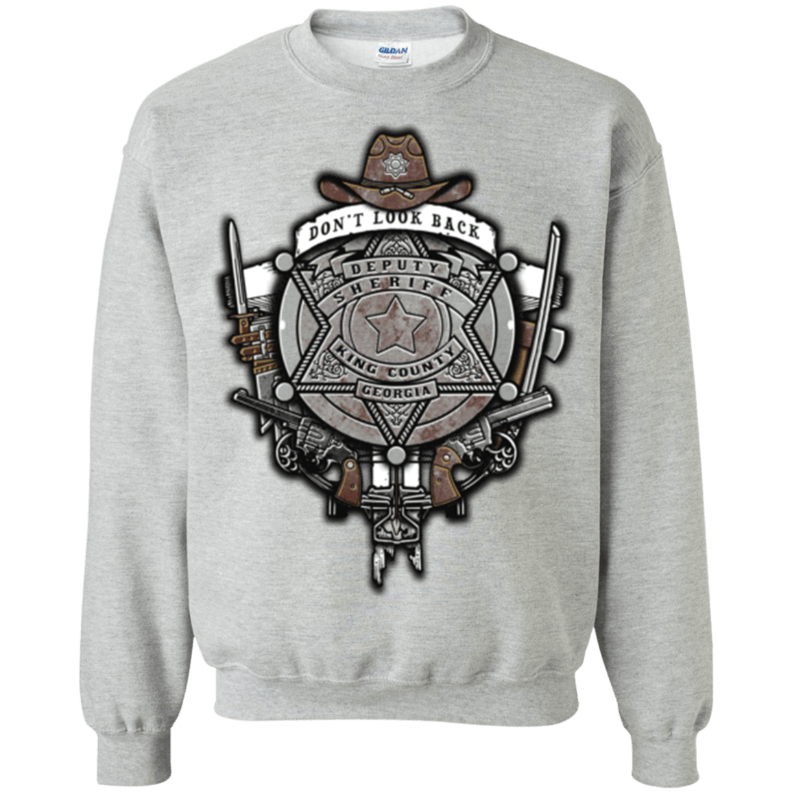 Sweatshirts Sport Grey / Small The Walking Crest Crewneck Sweatshirt