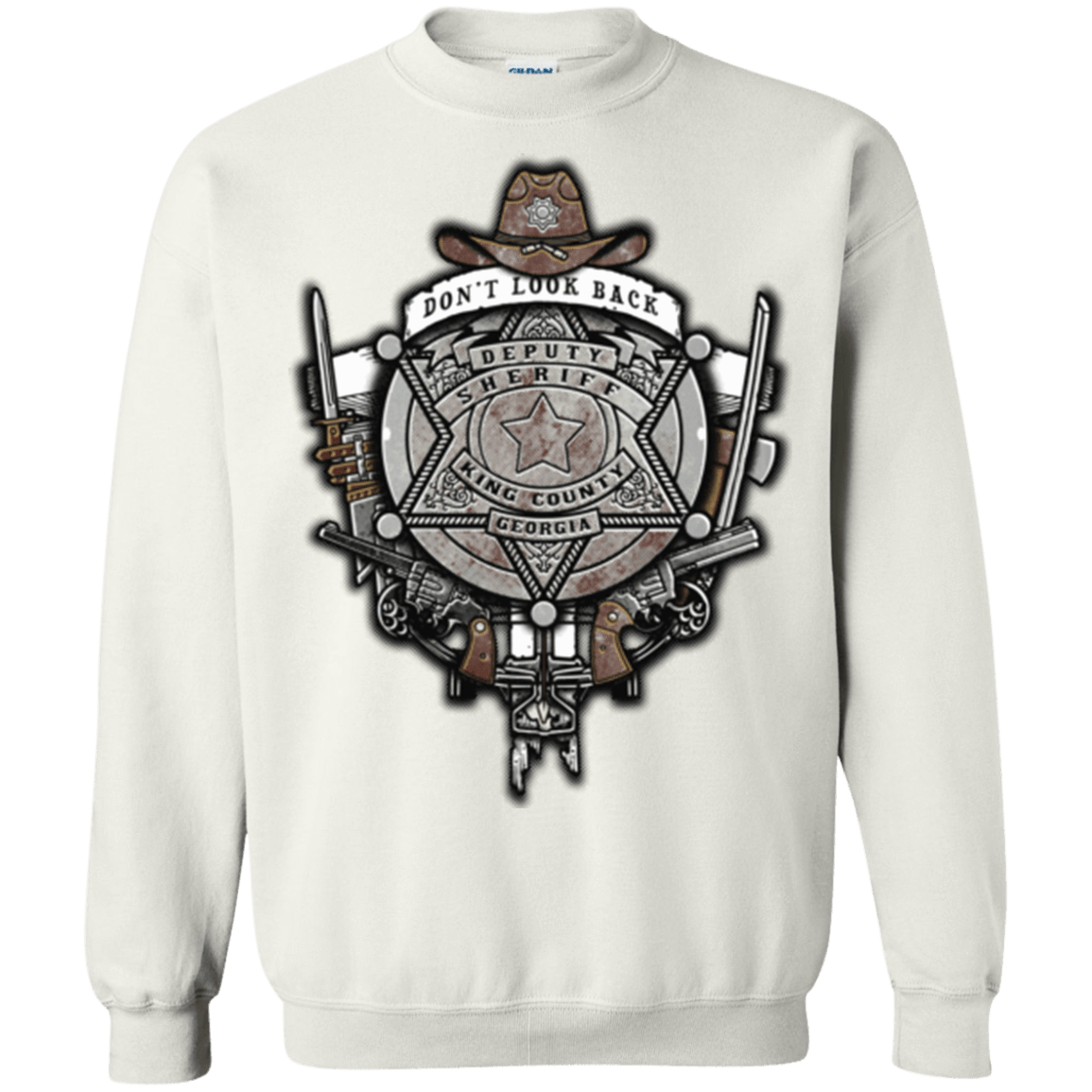 Sweatshirts White / Small The Walking Crest Crewneck Sweatshirt
