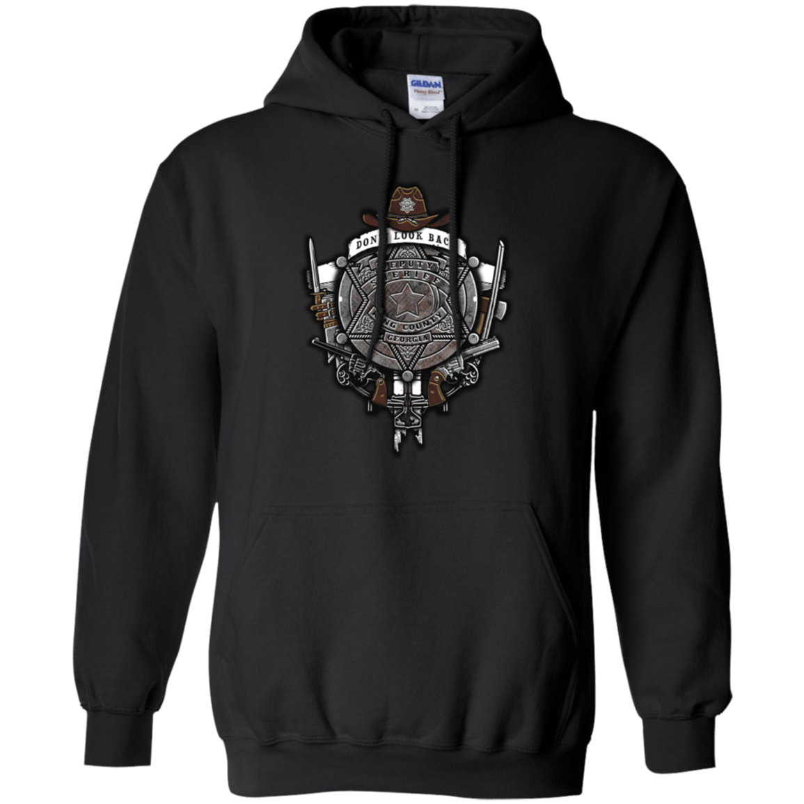Sweatshirts Black / Small The Walking Crest Pullover Hoodie