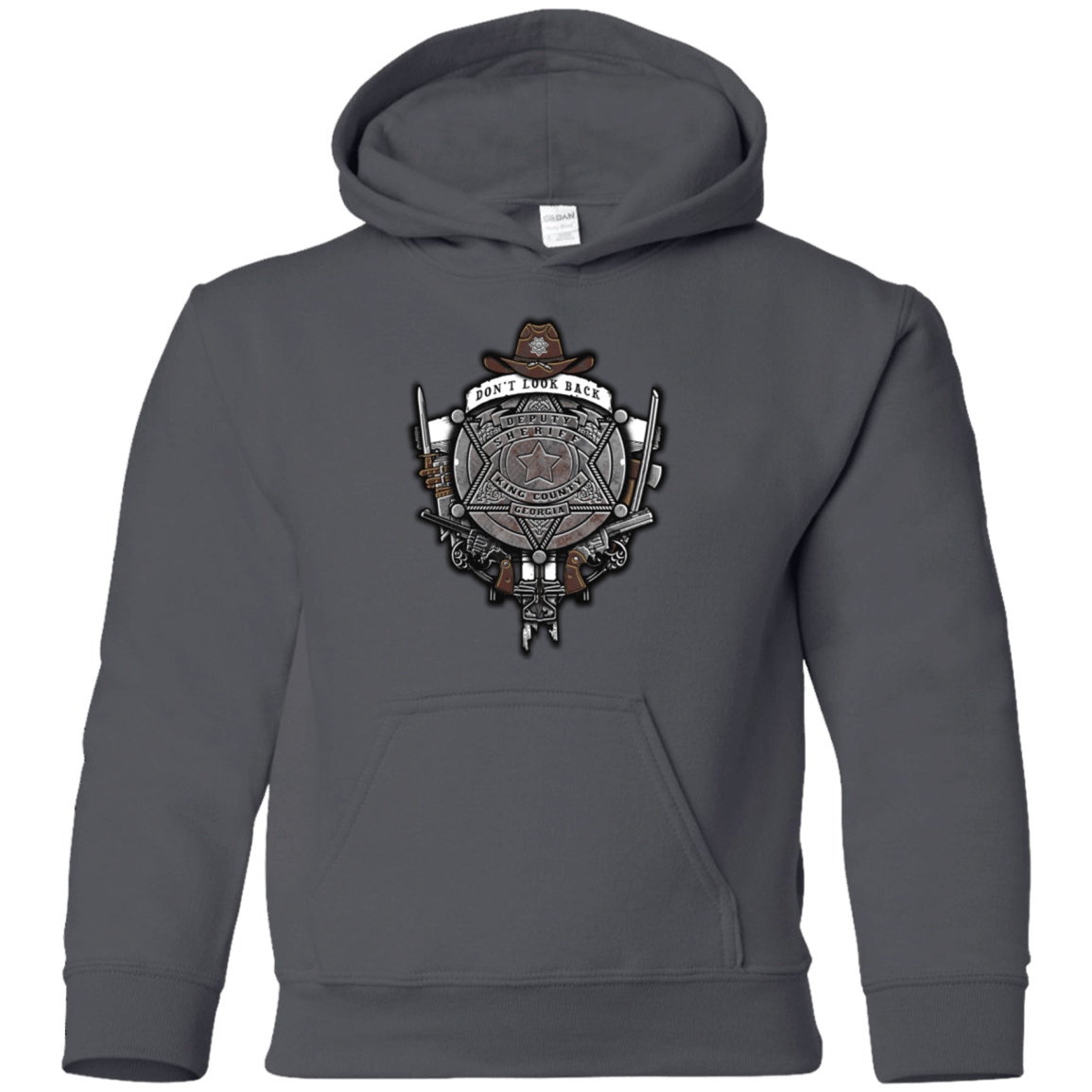 Sweatshirts Charcoal / YS The Walking Crest Youth Hoodie