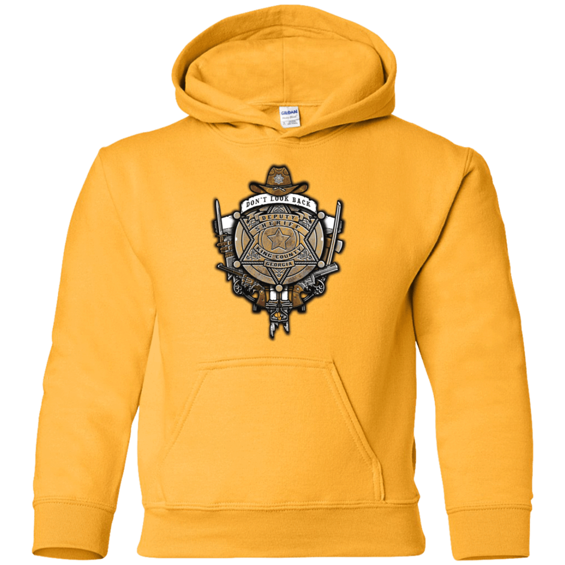 Sweatshirts Gold / YS The Walking Crest Youth Hoodie
