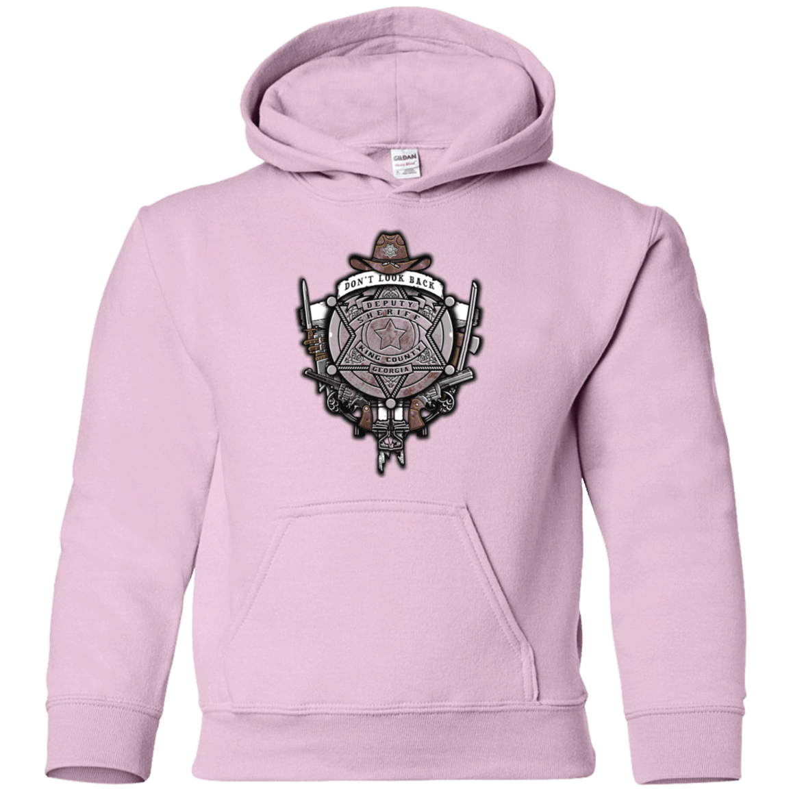 Sweatshirts Light Pink / YS The Walking Crest Youth Hoodie