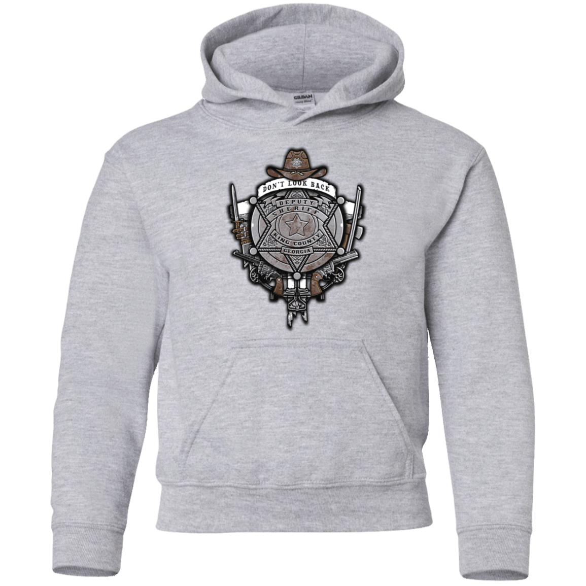 Sweatshirts Sport Grey / YS The Walking Crest Youth Hoodie