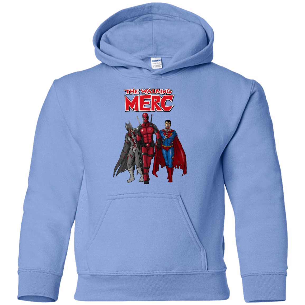 Sweatshirts Carolina Blue / YS The Walking Merc Youth Hoodie