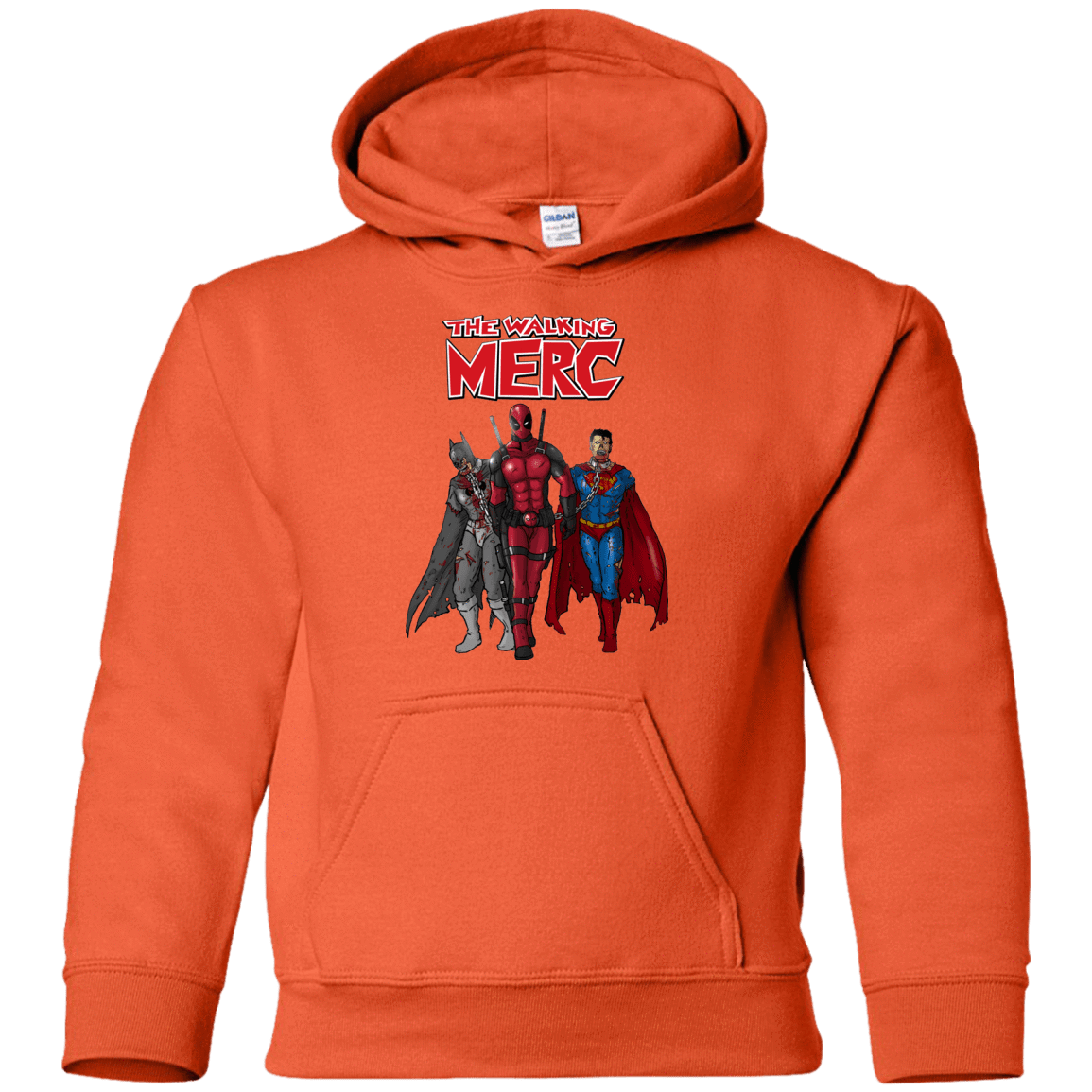 Sweatshirts Orange / YS The Walking Merc Youth Hoodie