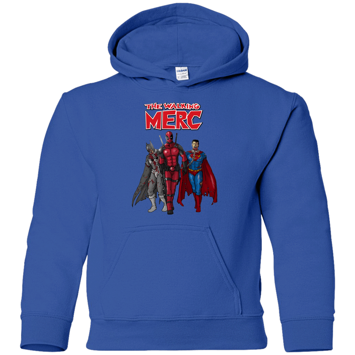 Sweatshirts Royal / YS The Walking Merc Youth Hoodie