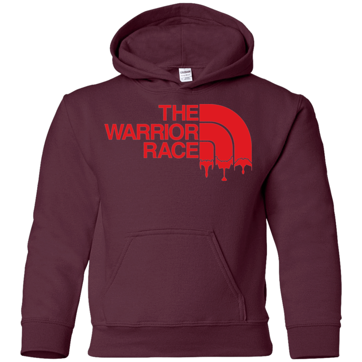 Sweatshirts Maroon / YS THE WARRIOR RACE Youth Hoodie