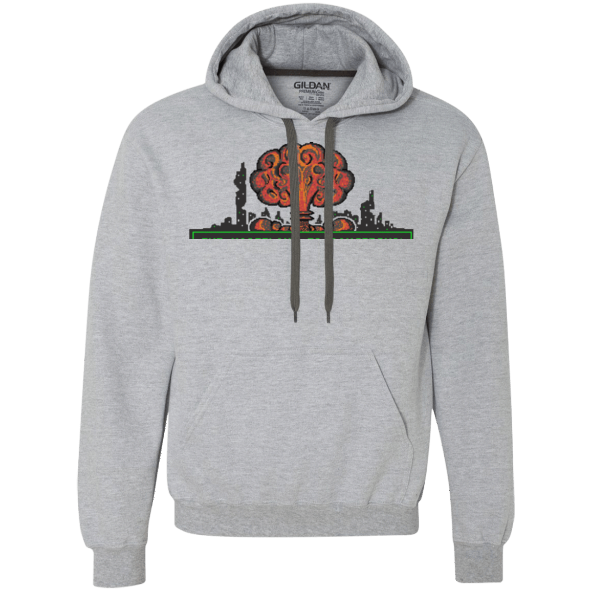 Sweatshirts Sport Grey / Small The Wasteland is Dangerous Premium Fleece Hoodie