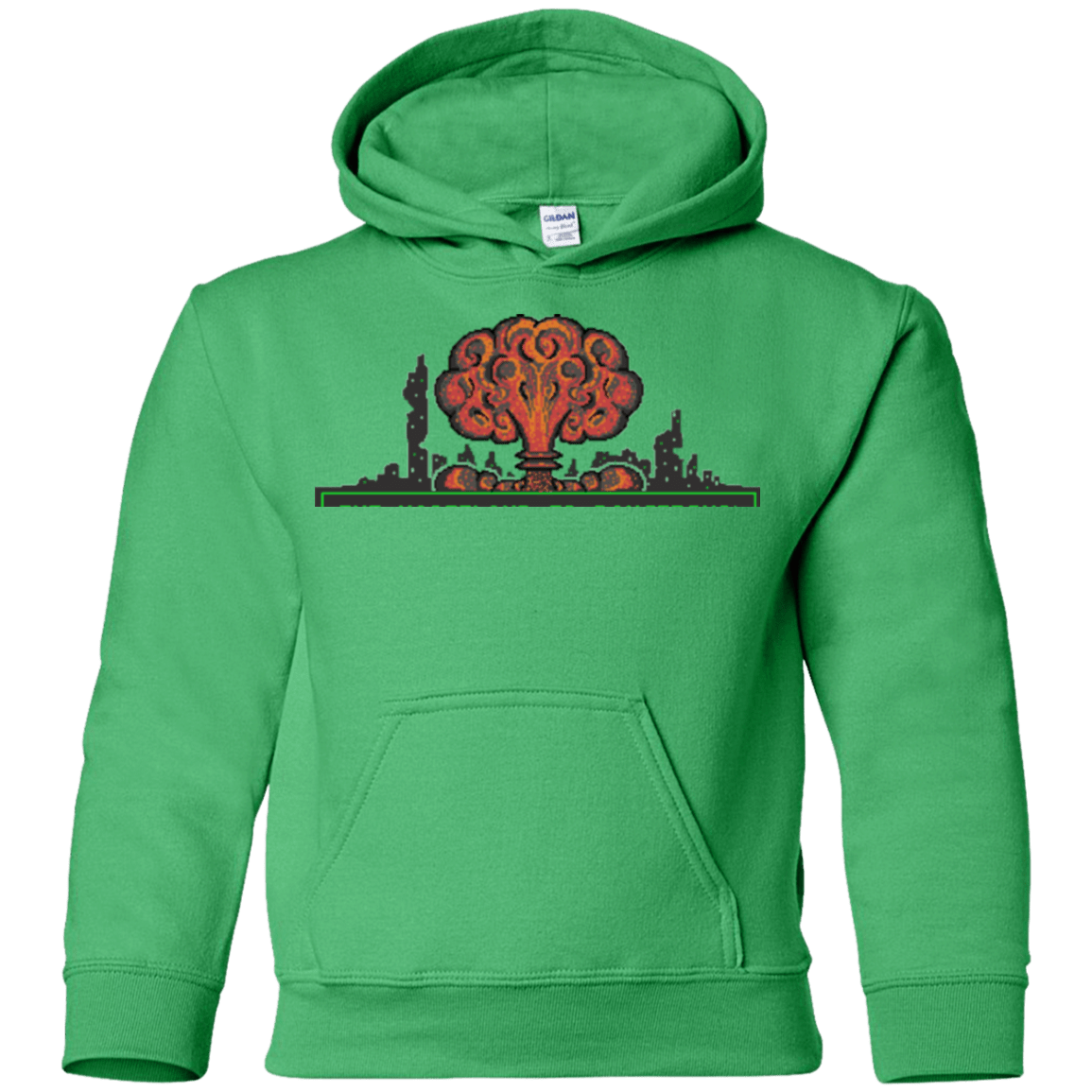 Sweatshirts Irish Green / YS The Wasteland is Dangerous Youth Hoodie