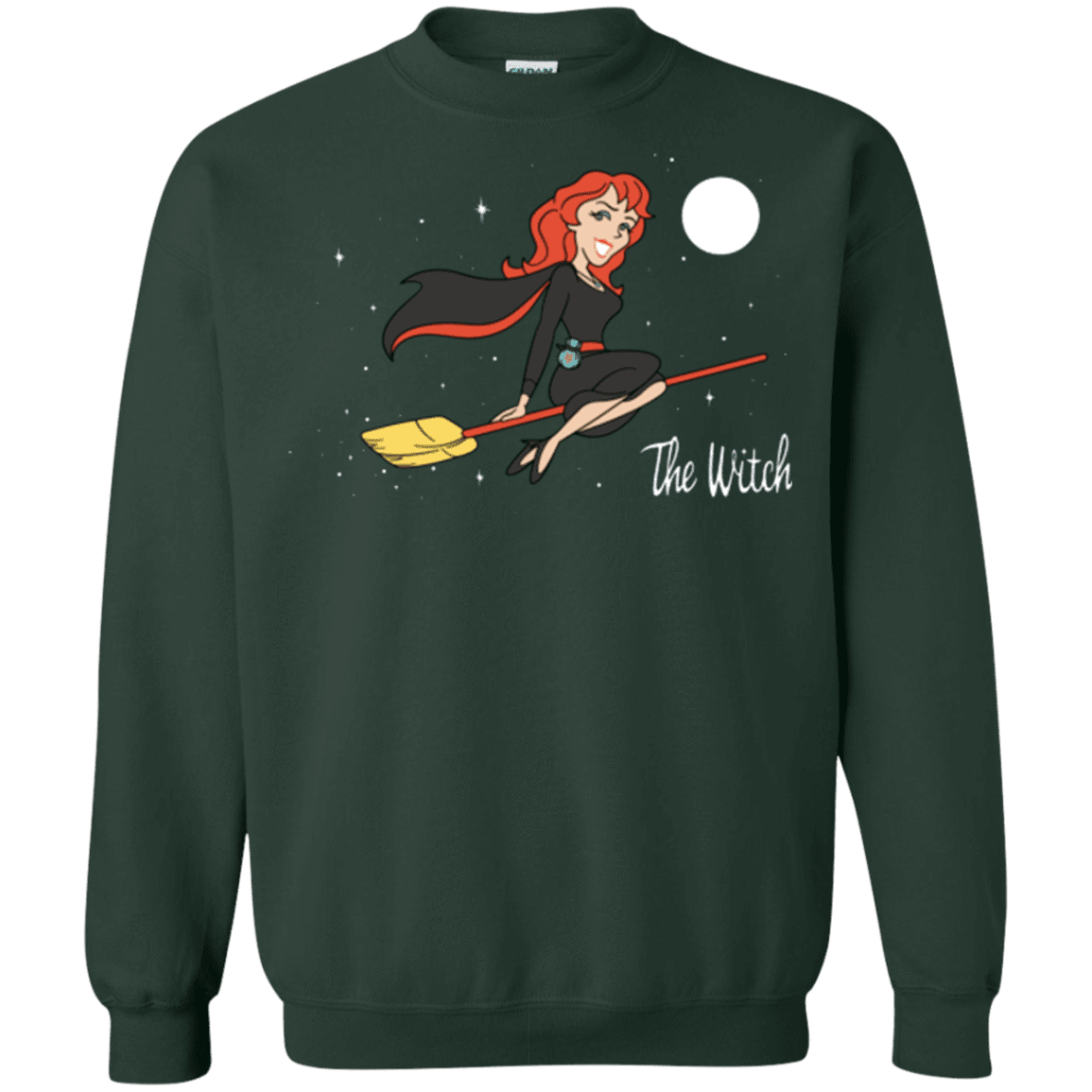Sweatshirts Forest Green / Small The Witch Crewneck Sweatshirt