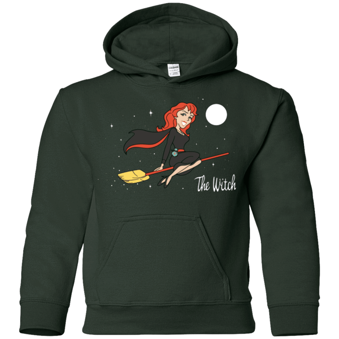 Sweatshirts Forest Green / YS The Witch Youth Hoodie