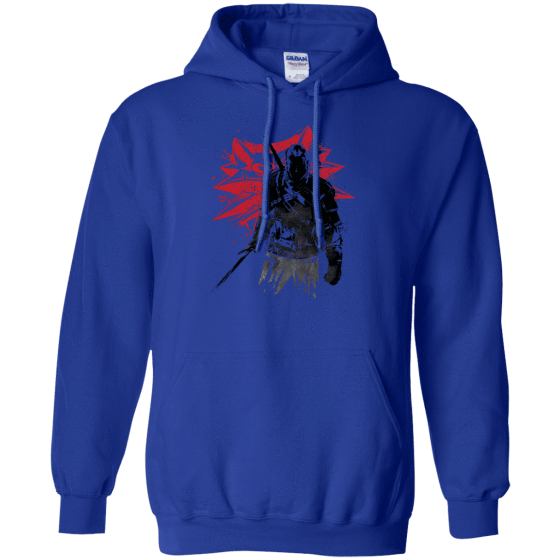 Sweatshirts Royal / Small The witcher sumi-e Pullover Hoodie